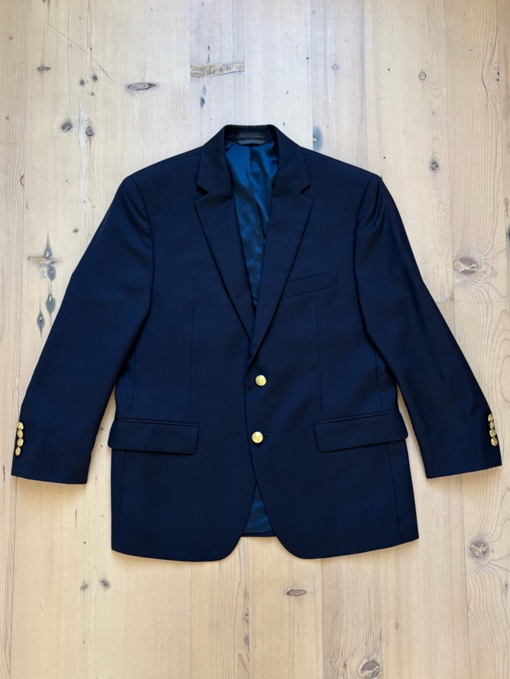 Lauren Ralph Lauren Men's Classic Navy Blazer Gold Buttons - See Sizing Info!